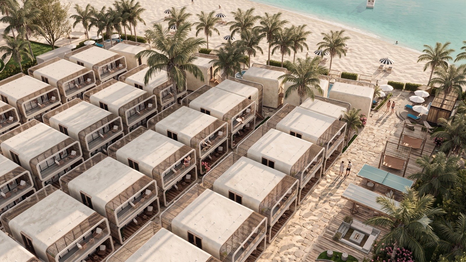 Zona social de Ocean Glamping